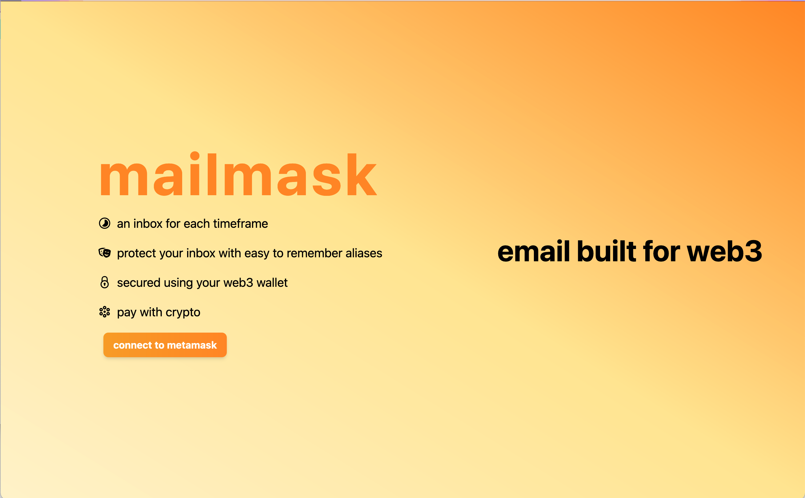 screenshot of Mailbridge